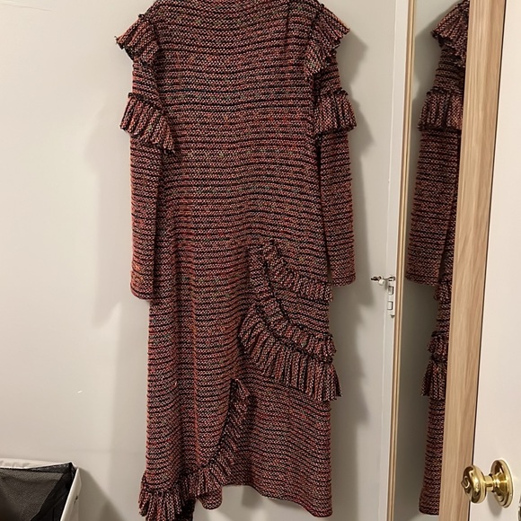 Weannabe colorful cardigan sweater with tie - Picture 6 of 6